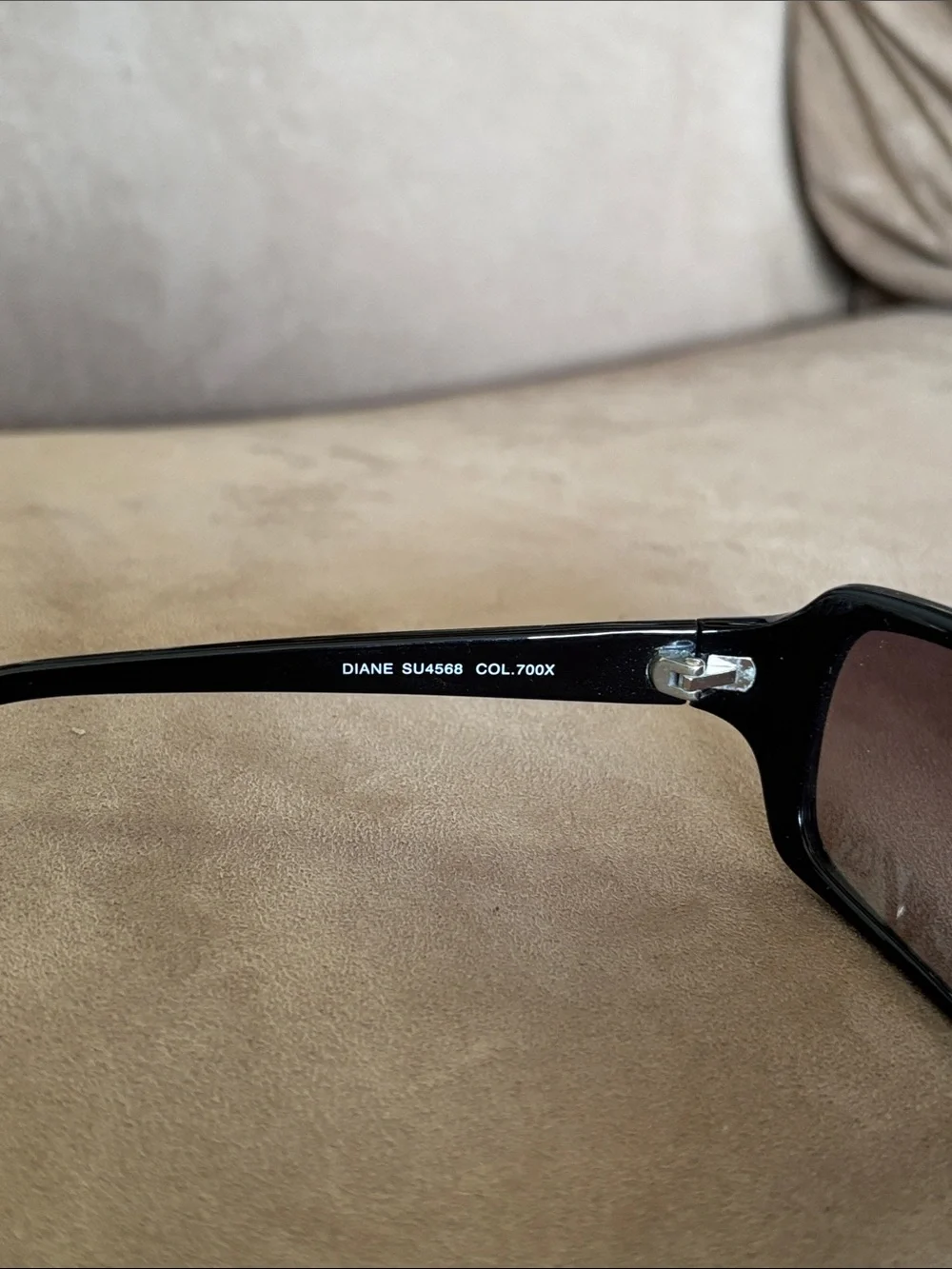 Furla Black Sunglasses with Brown Tinted Lenses